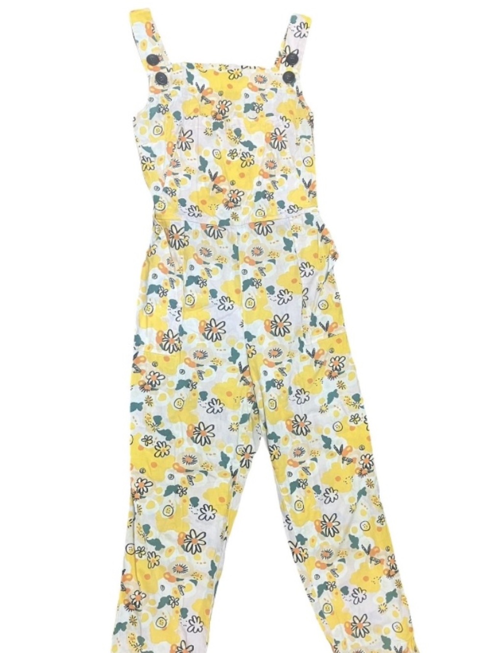 Nooworks Floral Overalls